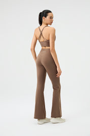 Crossflow Bra Top - Brown
