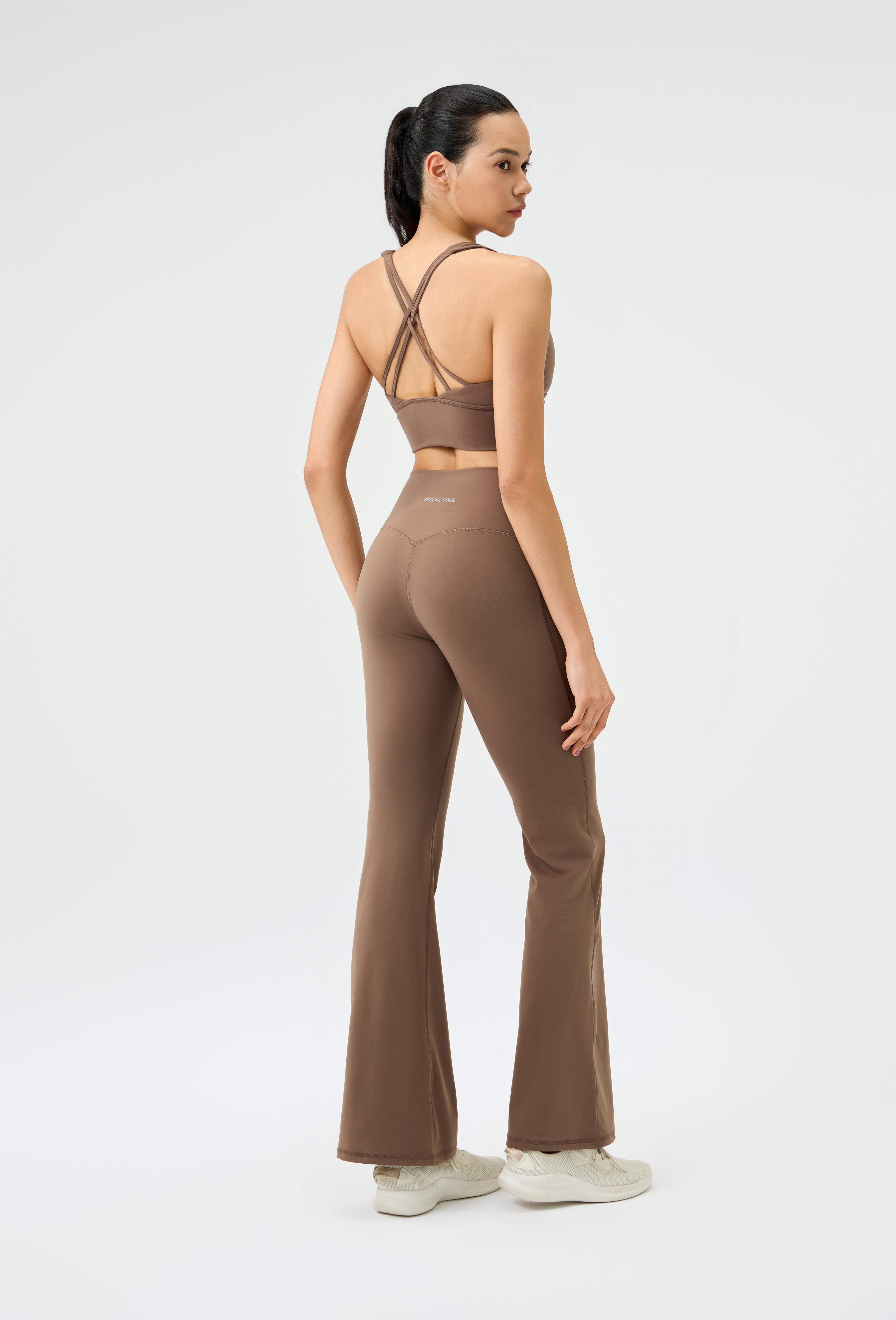 Crossflow Bra Top - Brown