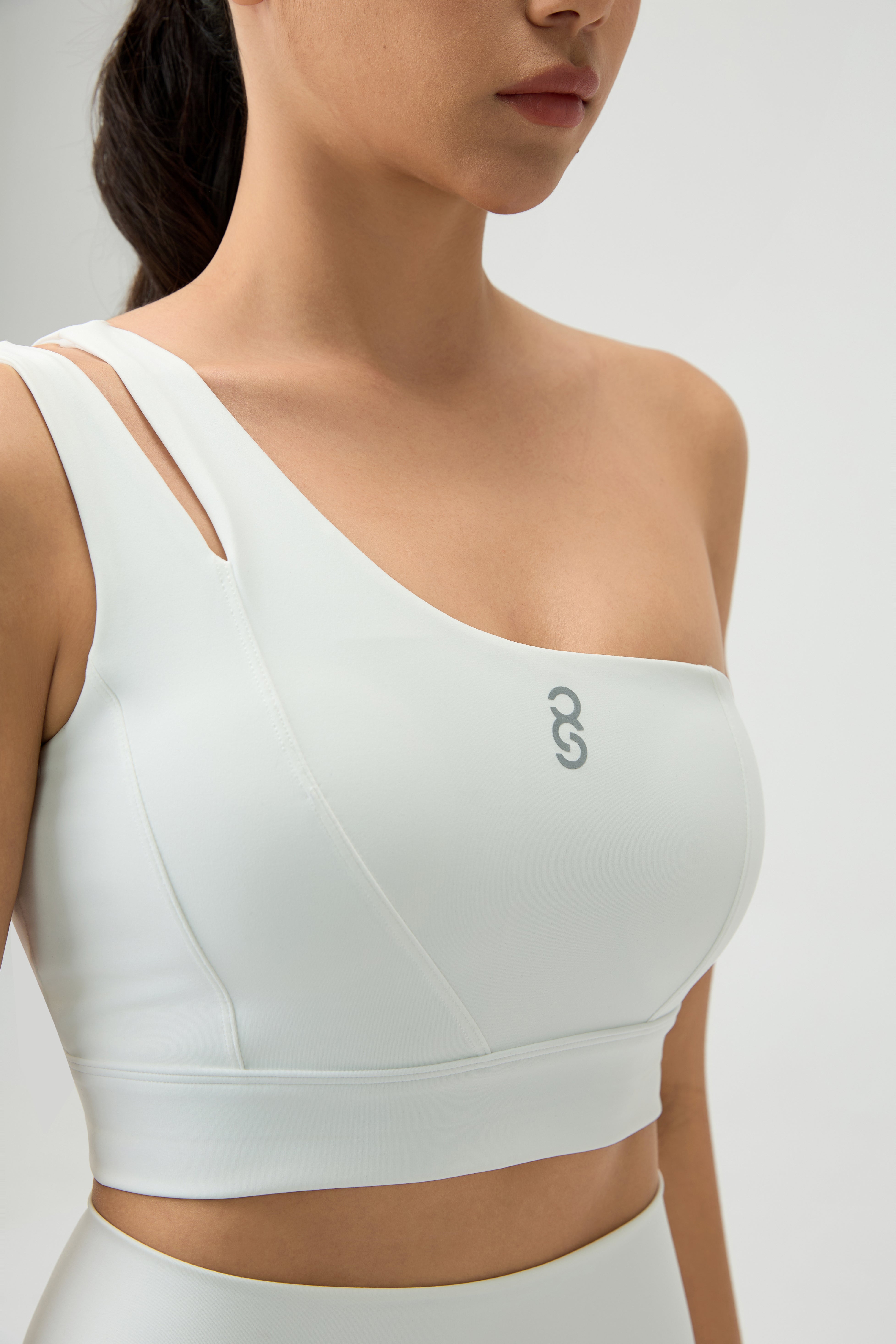 Asymmetrical Bra Top - White – Serene Code