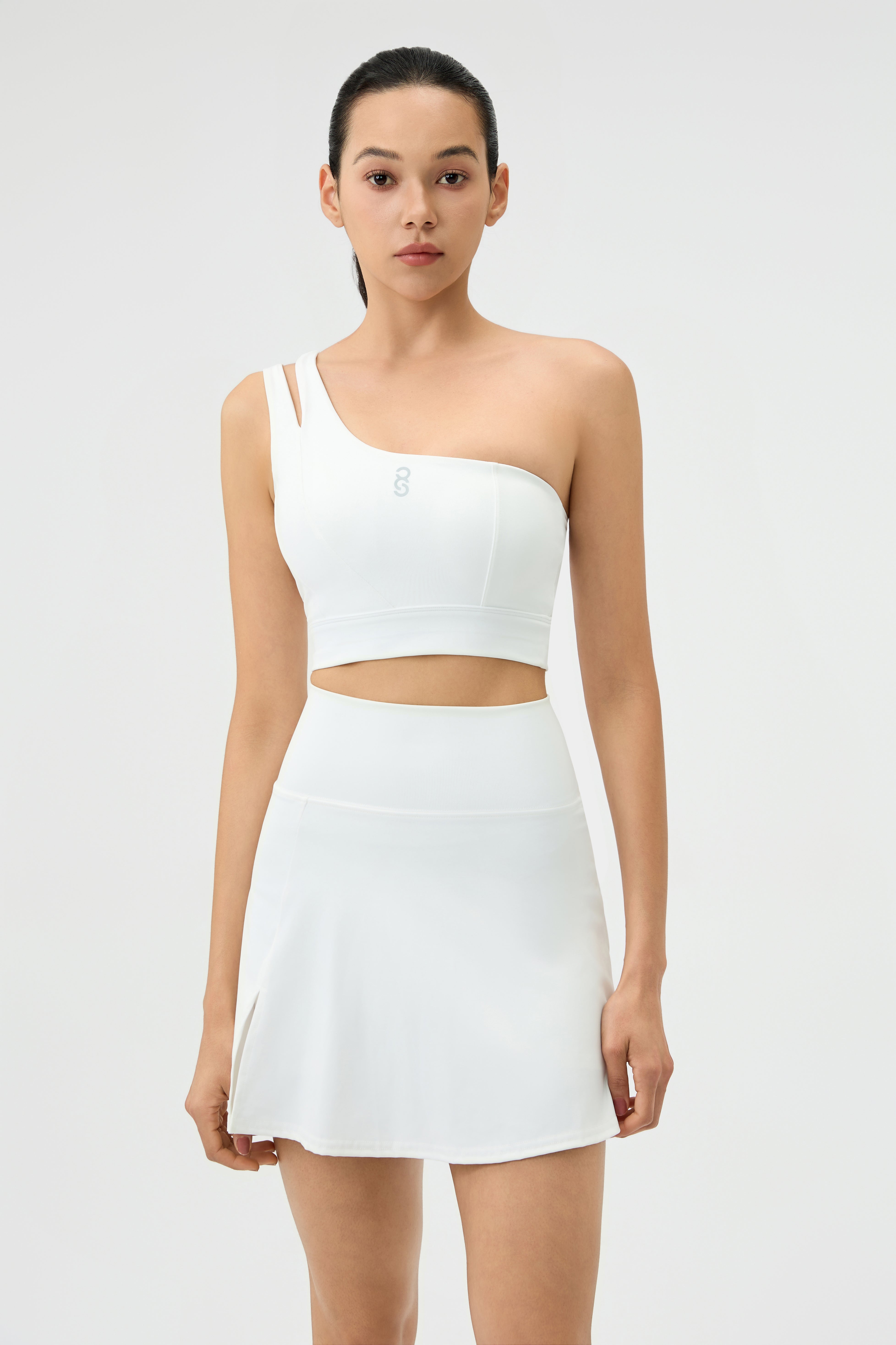 Asymmetrical Bra Top - White – Serene Code