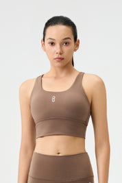 Crossflow Bra Top - Brown